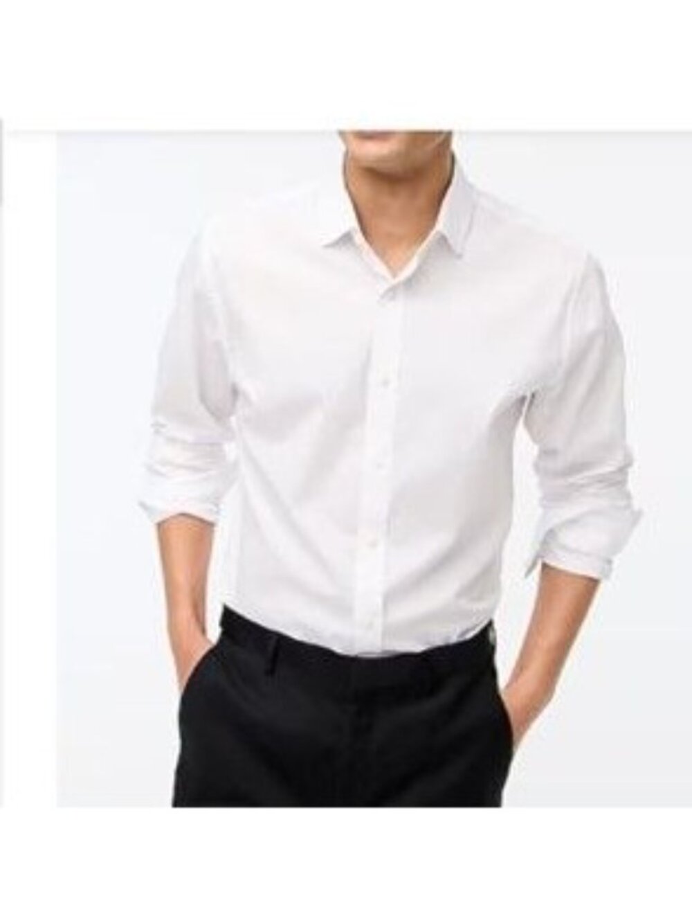 NWT J. Crew Factory Performance Slim Fit Button Down Dress Shirt Size XL - Picture 3 of 6